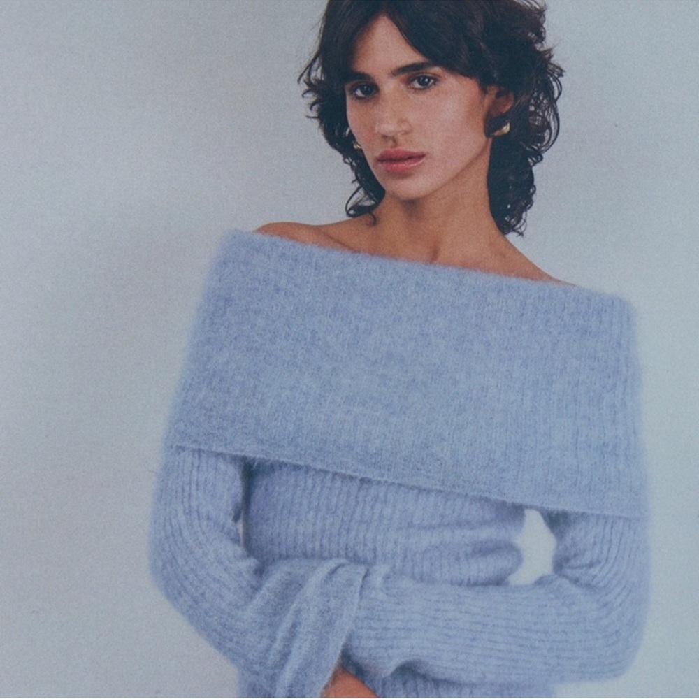 Rouje Lens Off Shoulder Sweater